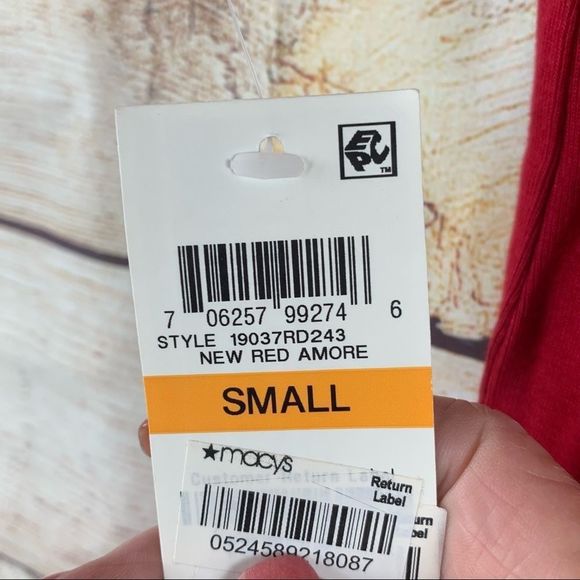 Karen Scott Casual Lace up Shirt NWT - Picture 6 of 6